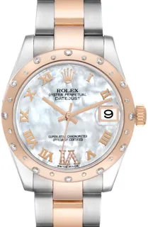 Rolex Datejust 178341 Rose gold and Stainless steel White