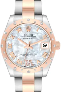 Rolex Datejust 178341 Rose gold and Stainless steel White