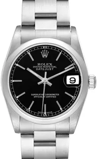 Rolex Datejust 78240 Stainless steel Black