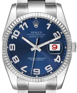 Rolex Datejust 36 116234 Stainless steel Blue concentric