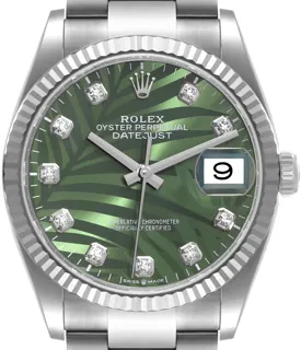 Rolex Datejust 36 126234 Stainless steel Green