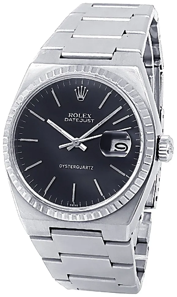 Rolex Datejust Oysterquartz 17000 36mm Stainless steel Black