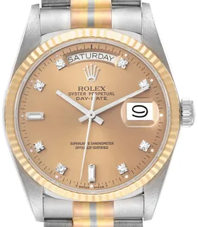 Rolex President 18039 White gold Bronze