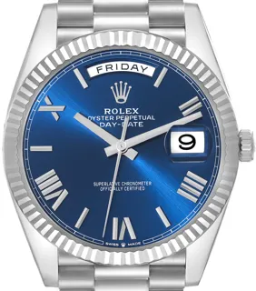 Rolex President 228236 Platinum Blue