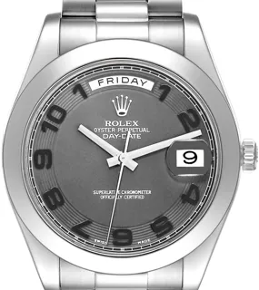 Rolex President 218206 Platinum Black