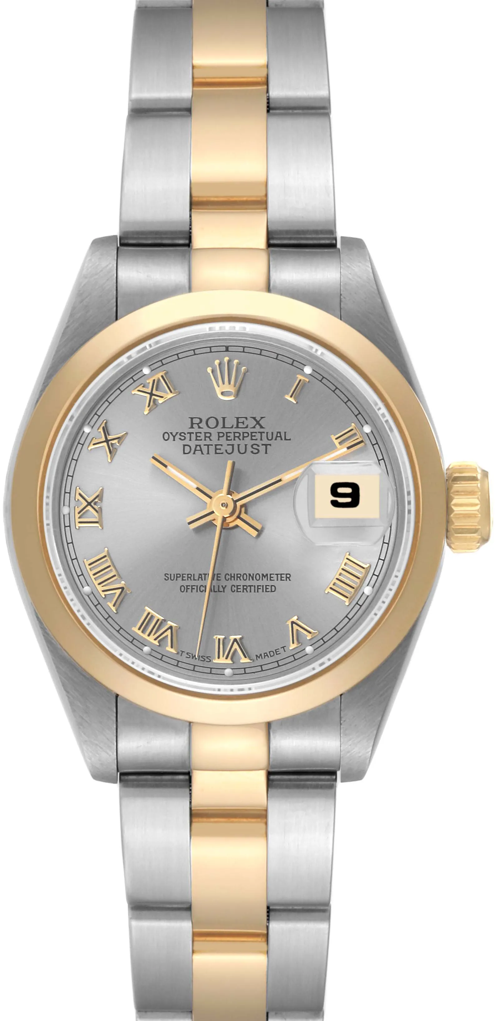 Rolex Lady-Datejust 69163 26mm Stainless steel oyster Slate