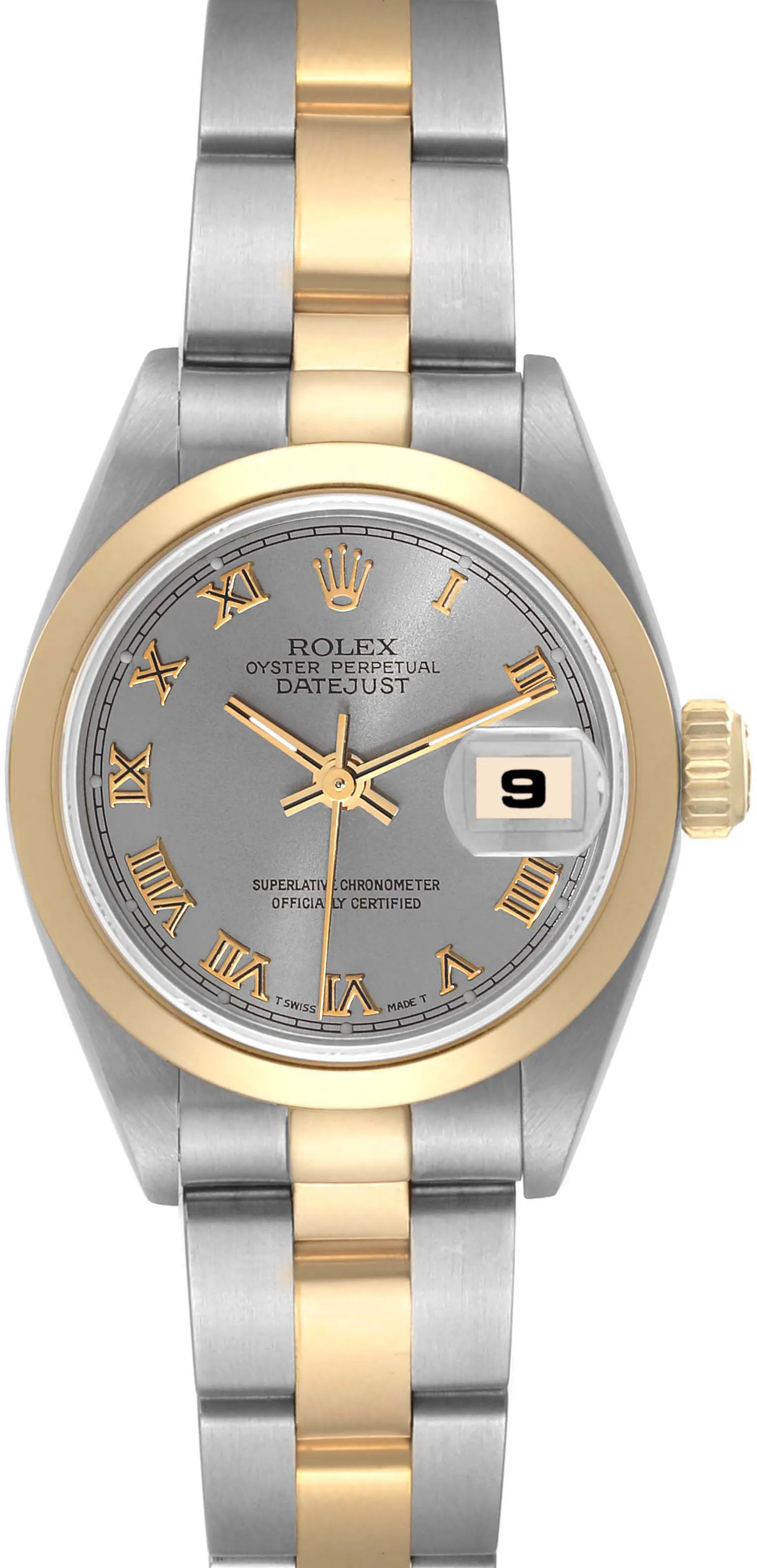 Rolex Lady-Datejust 69163 26mm Stainless steel Slate