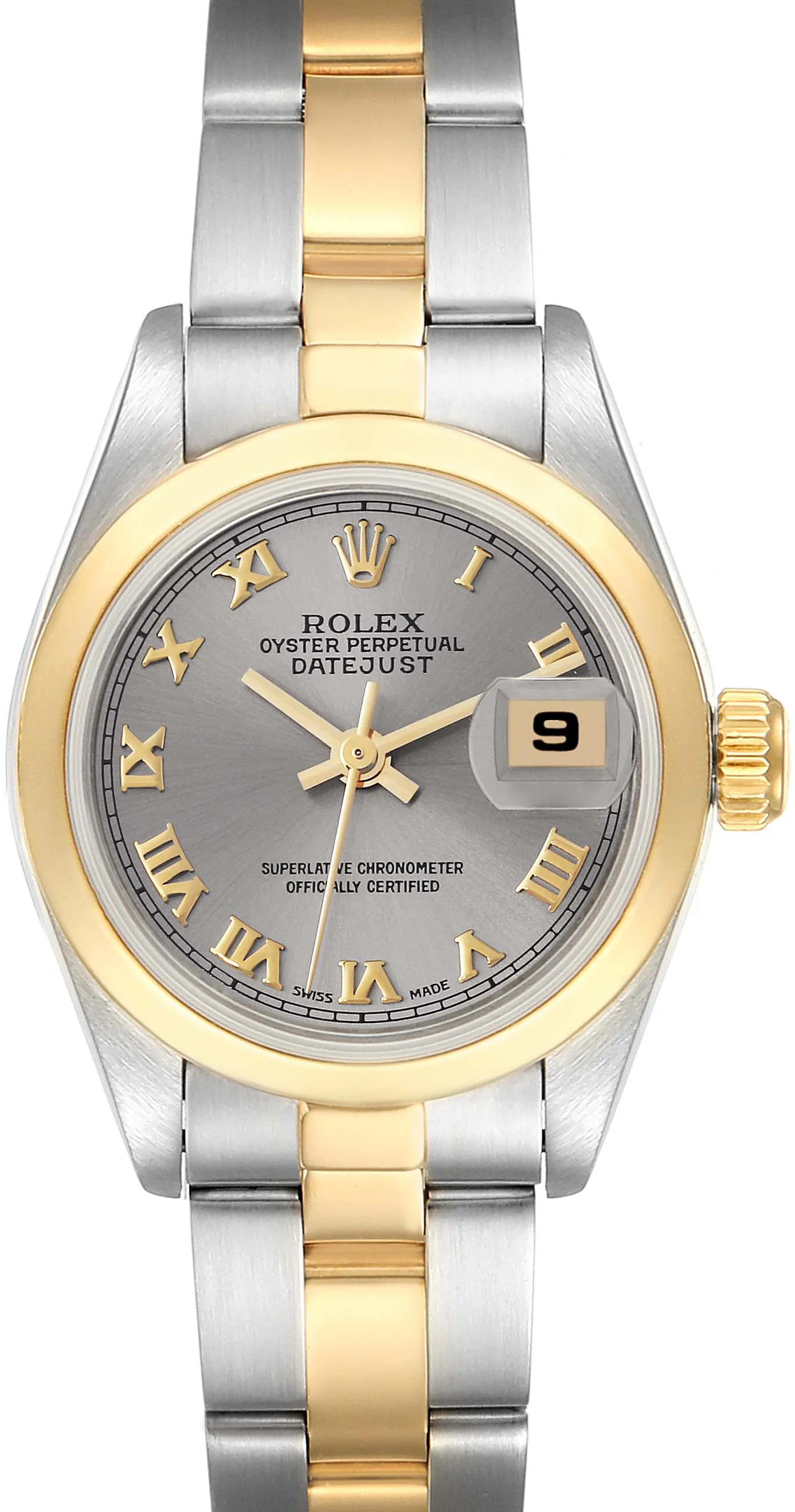 Rolex Lady-Datejust 69163 26mm Stainless steel Slate