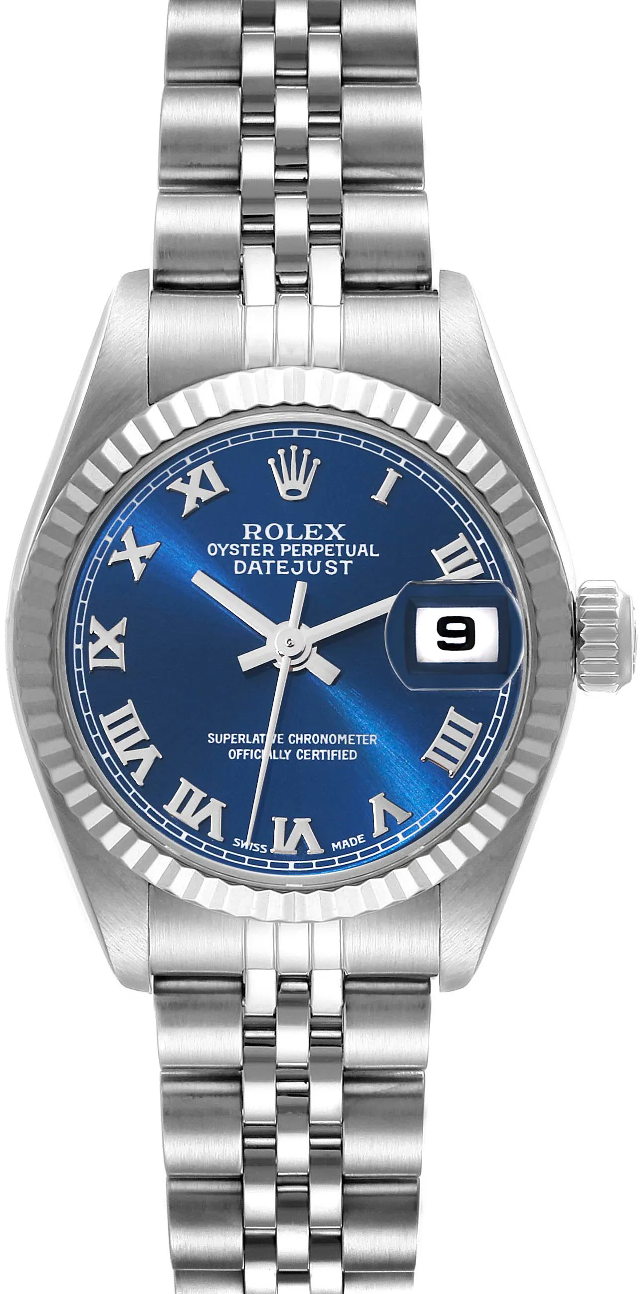 Rolex Lady-Datejust 79174 26mm Stainless steel Blue