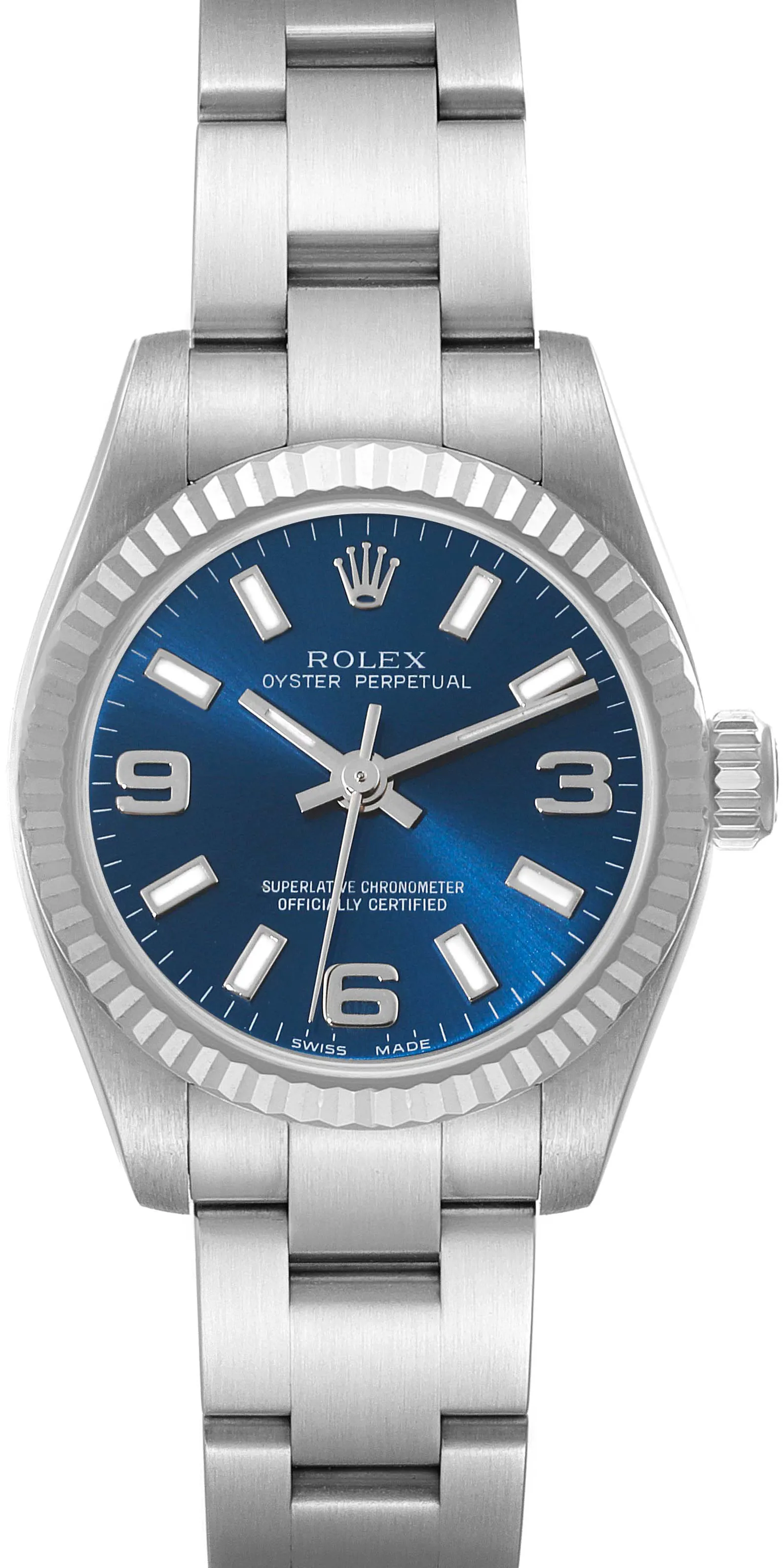 Rolex Oyster Perpetual 26 176234 26mm Stainless steel Blue