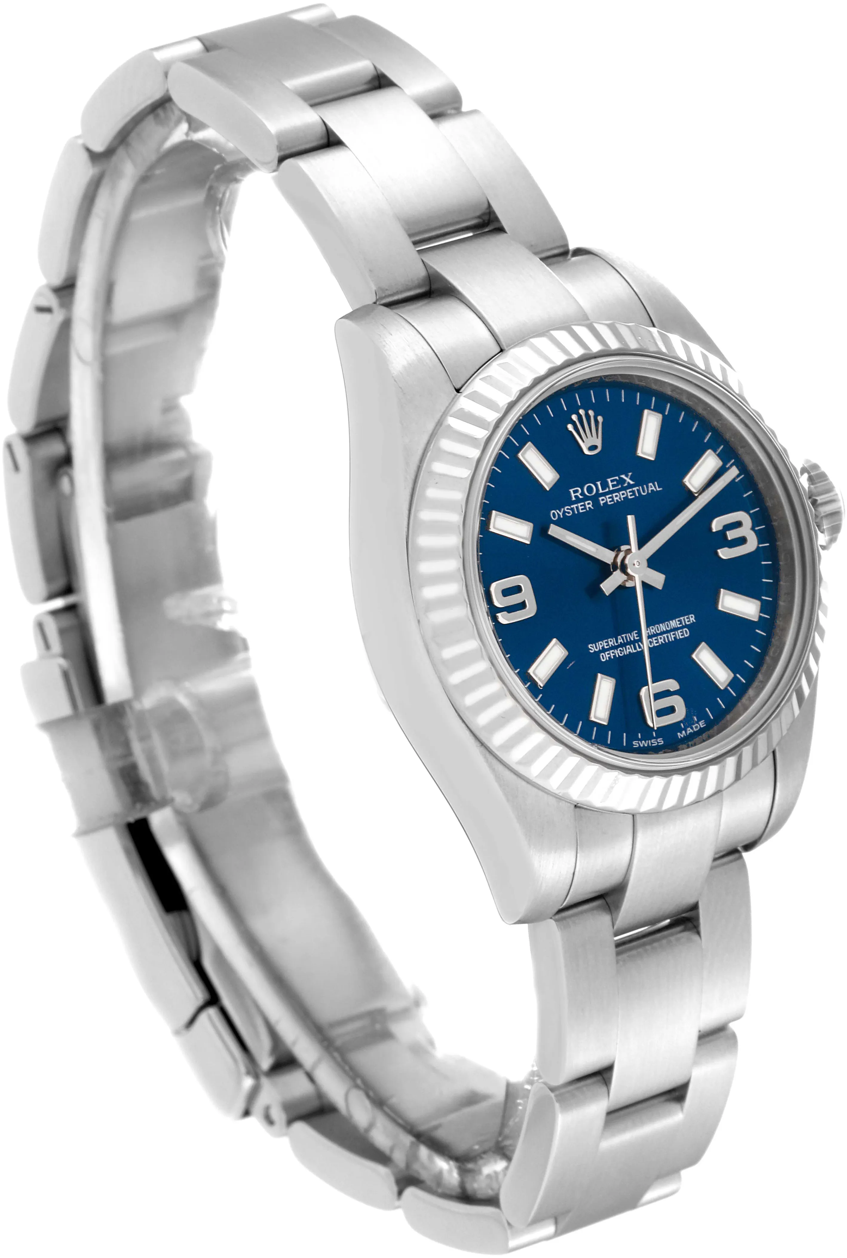 Rolex Oyster Perpetual 26 176234 26mm Stainless steel Blue 2