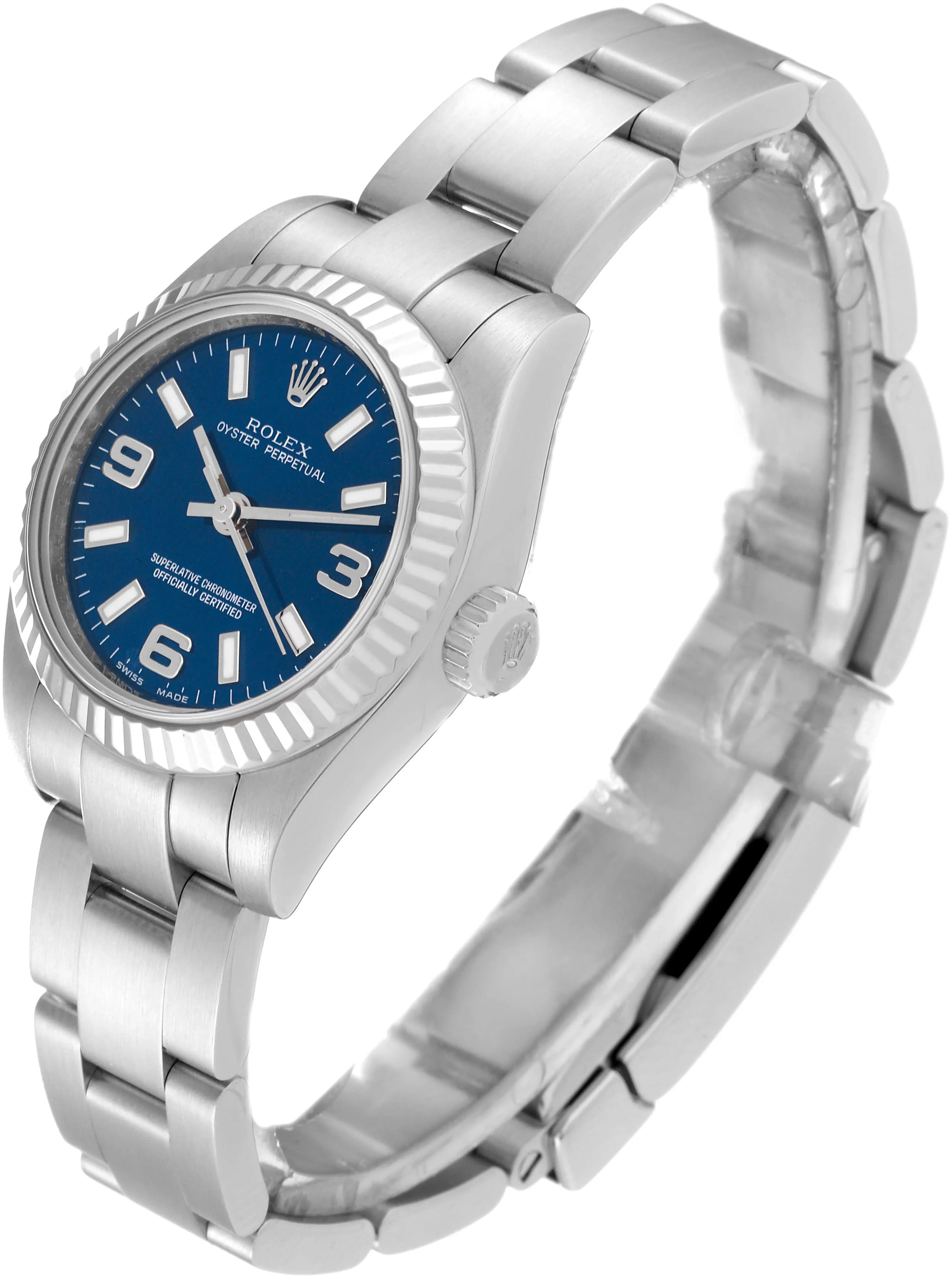 Rolex Oyster Perpetual 26 176234 26mm Stainless steel Blue 3