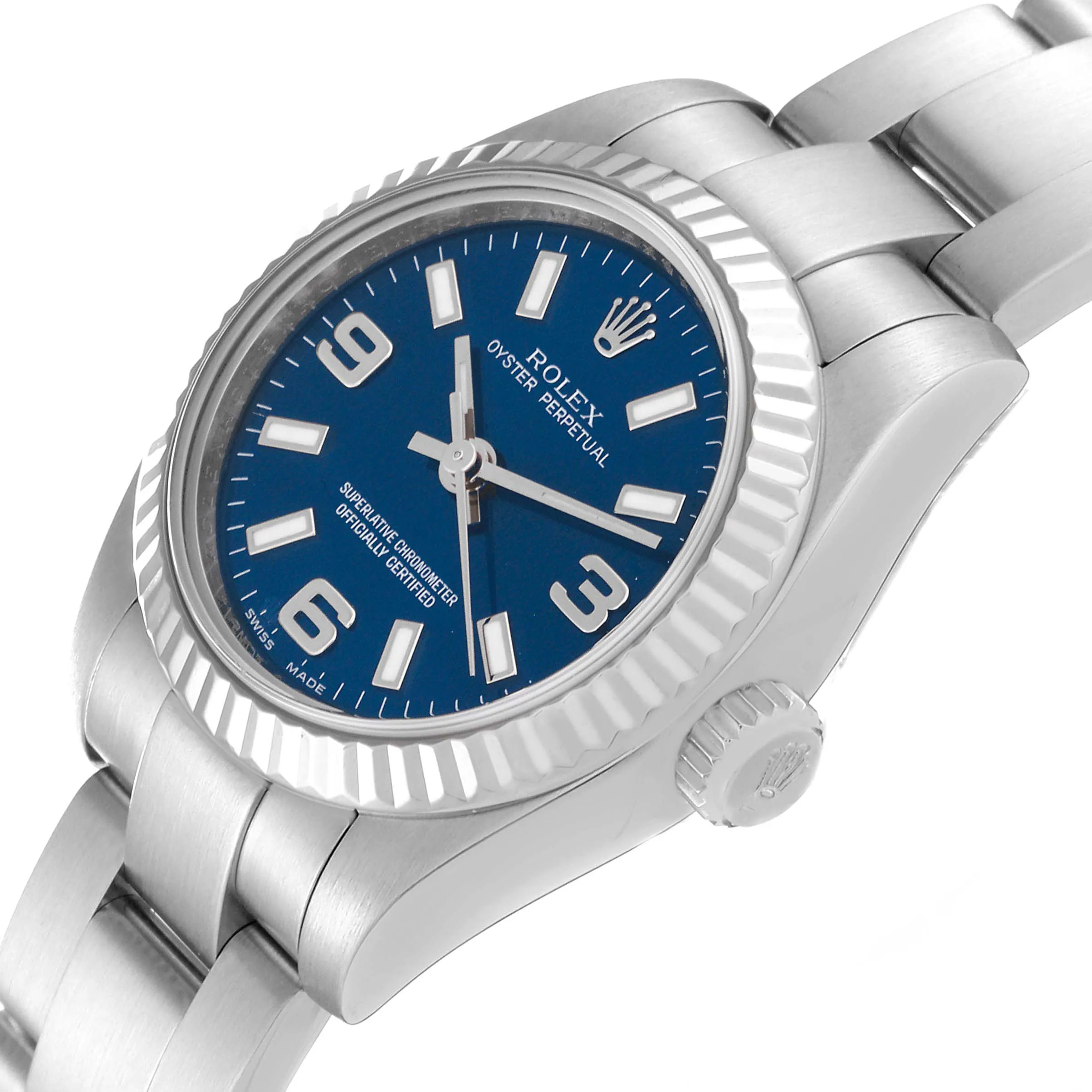 Rolex Oyster Perpetual 26 176234 26mm Stainless steel Blue 4