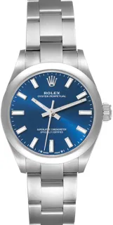 Rolex Oyster Perpetual 28 276200 Stainless steel Blue