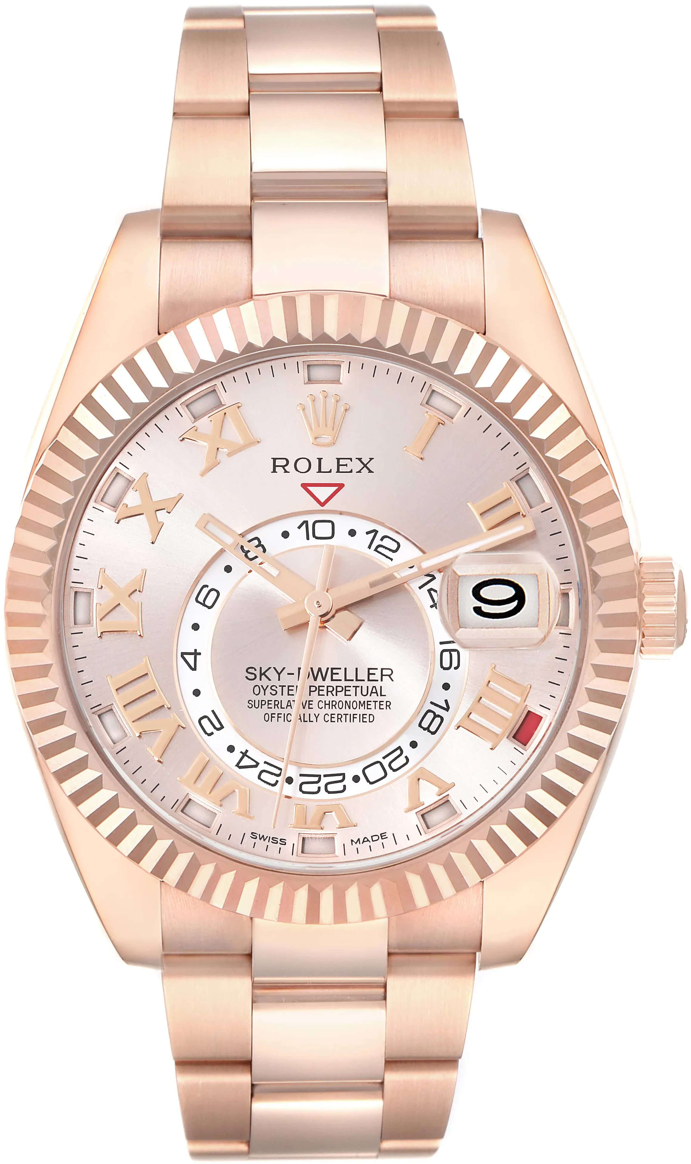 Rolex Sky-Dweller 326935 42mm Rose gold and 18k rose gold Sundust rose 1