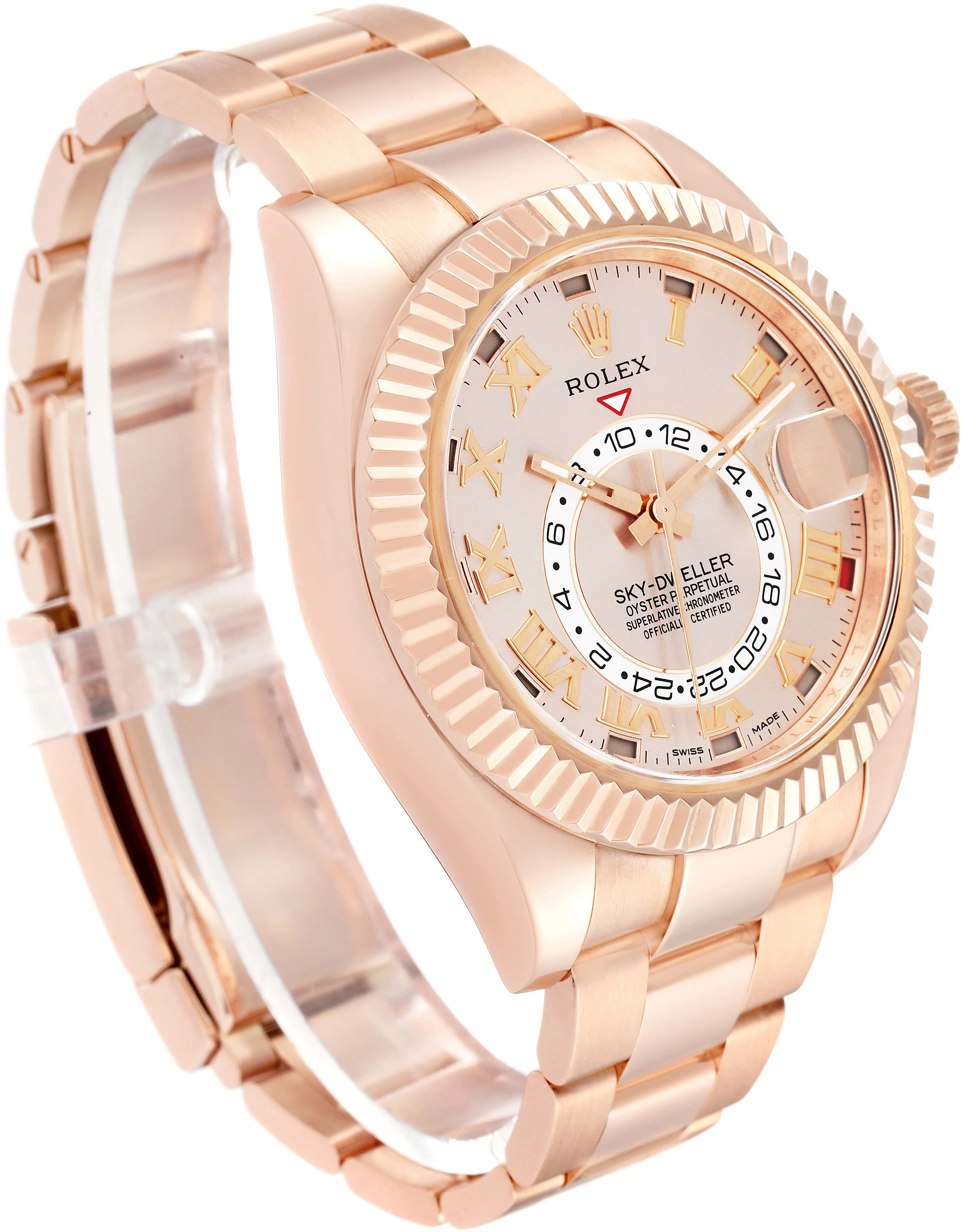 Rolex Sky-Dweller 326935 42mm Rose gold and 18k rose gold Sundust rose 2