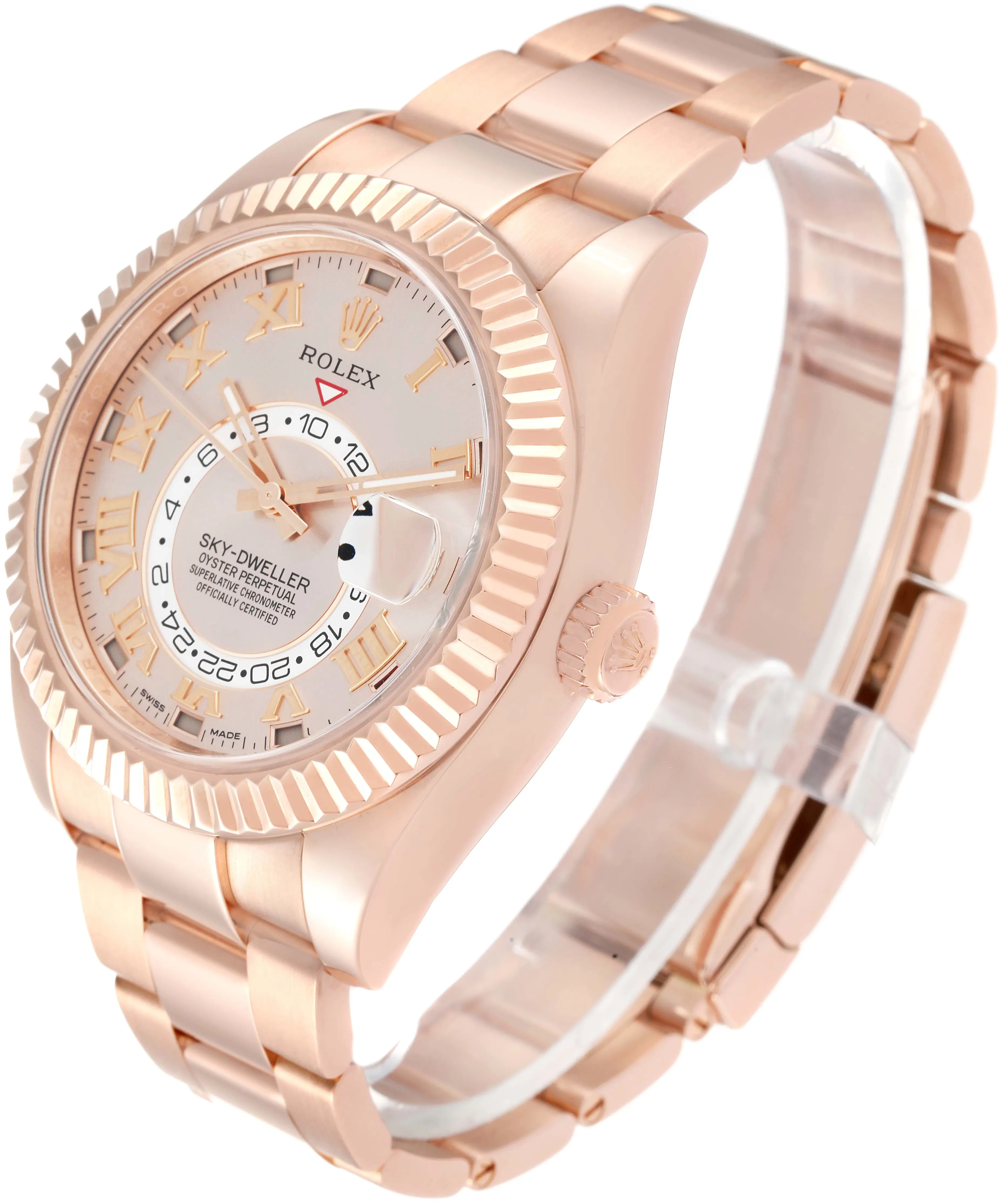 Rolex Sky-Dweller 326935 42mm Rose gold and 18k rose gold Sundust rose 3