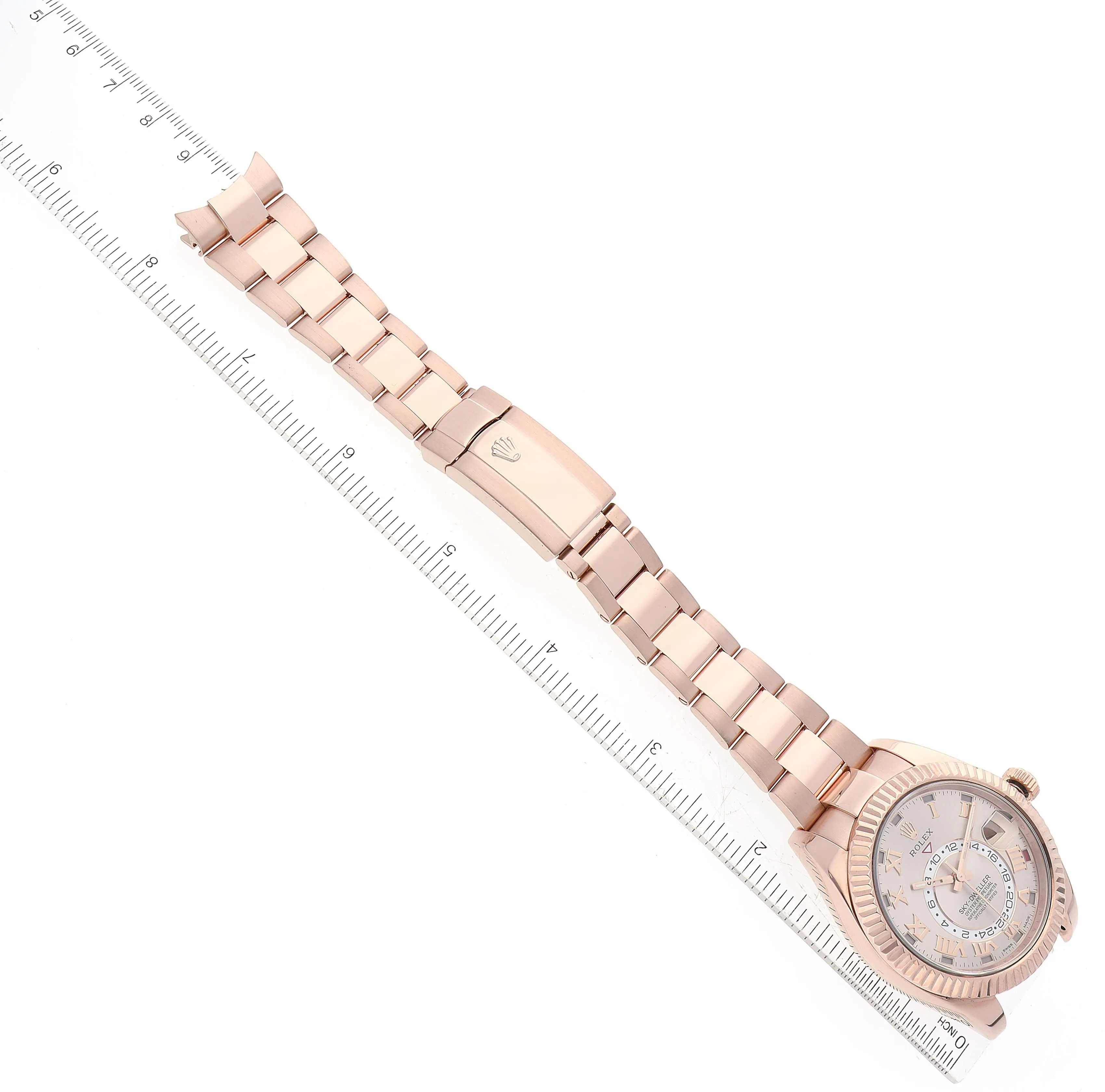 Rolex Sky-Dweller 326935 42mm Rose gold and 18k rose gold Sundust rose 9