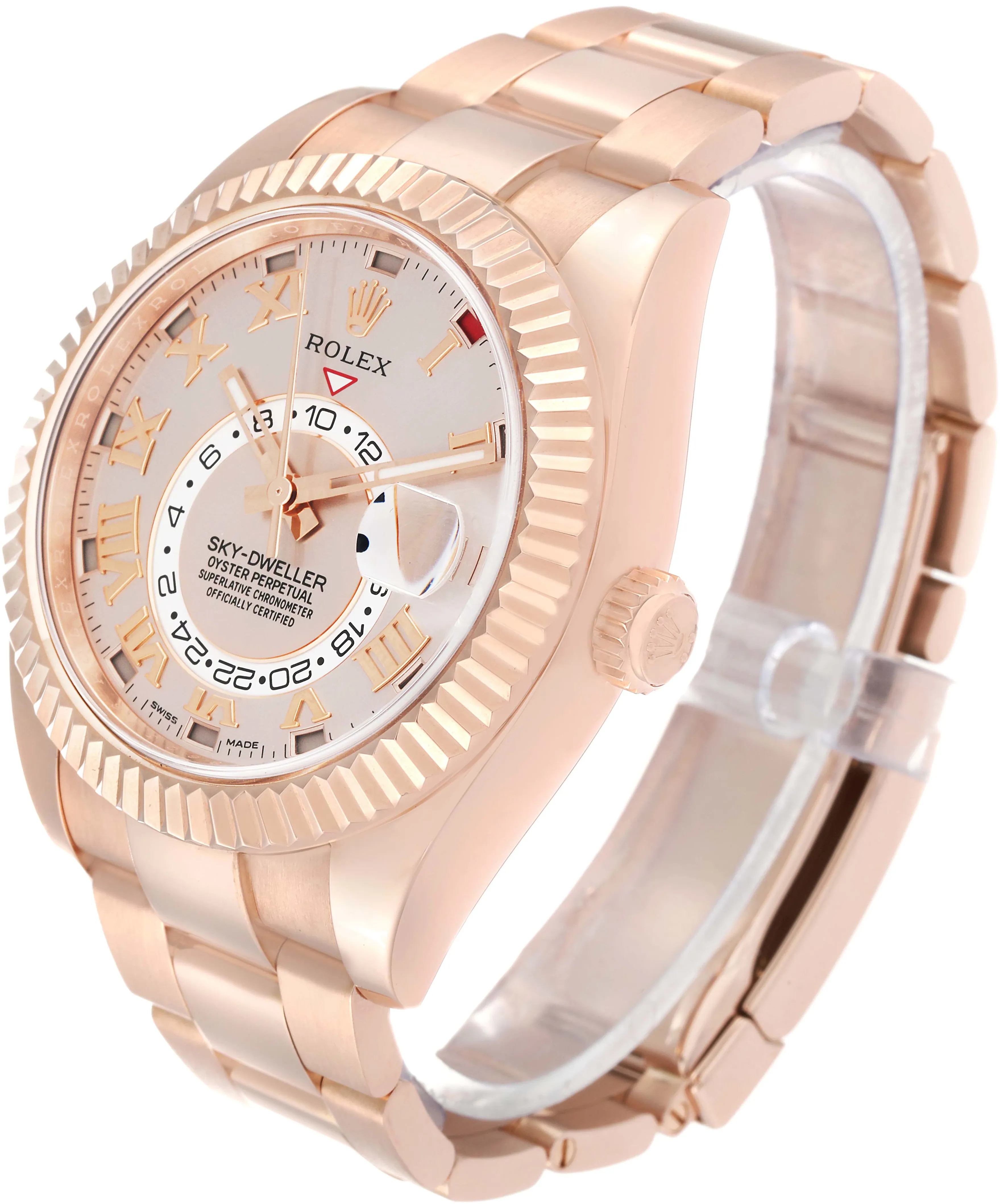 Rolex Sky-Dweller 326935 42mm Rose gold and 18k rose gold Sundust rose 3