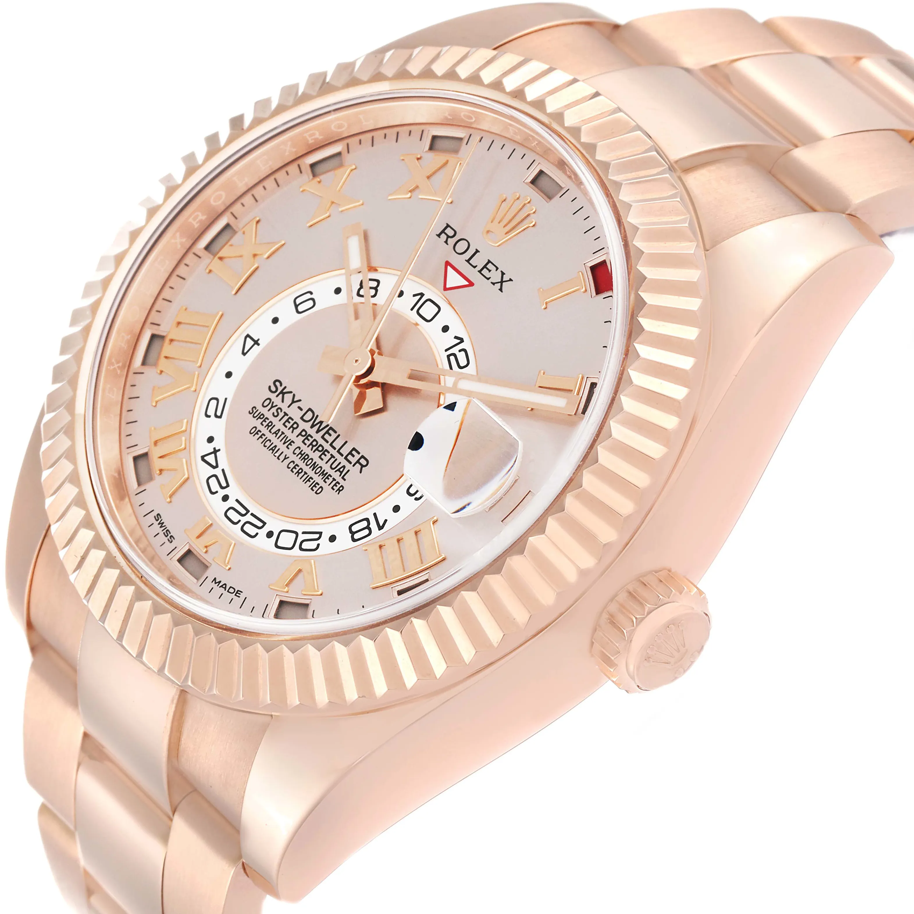 Rolex Sky-Dweller 326935 42mm Rose gold and 18k rose gold Sundust rose 4