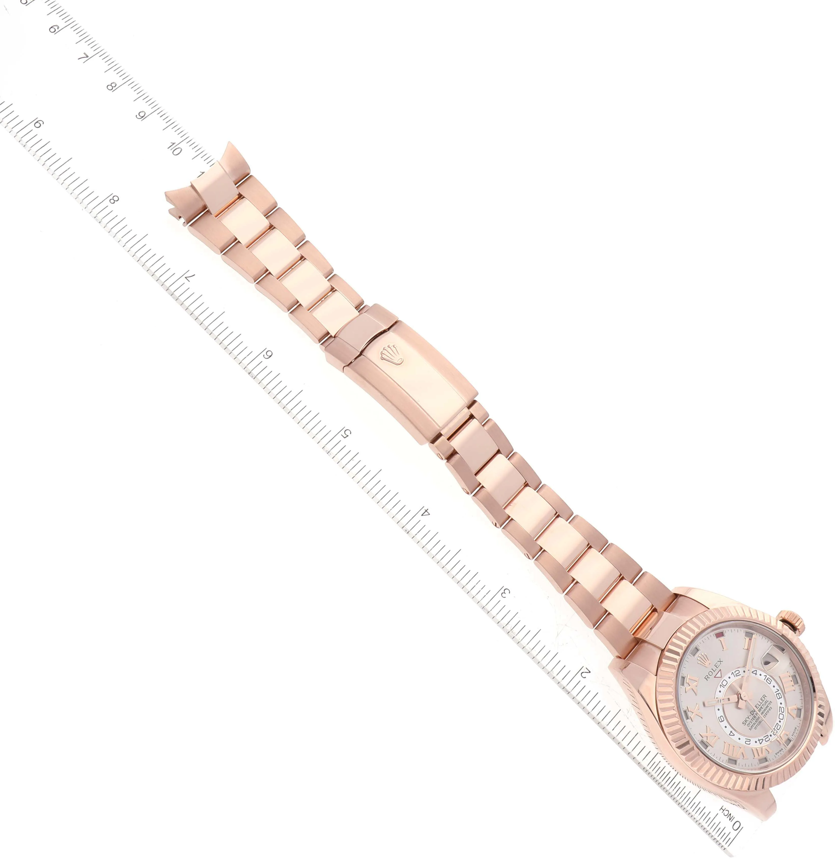 Rolex Sky-Dweller 326935 42mm Rose gold and 18k rose gold Sundust rose 9