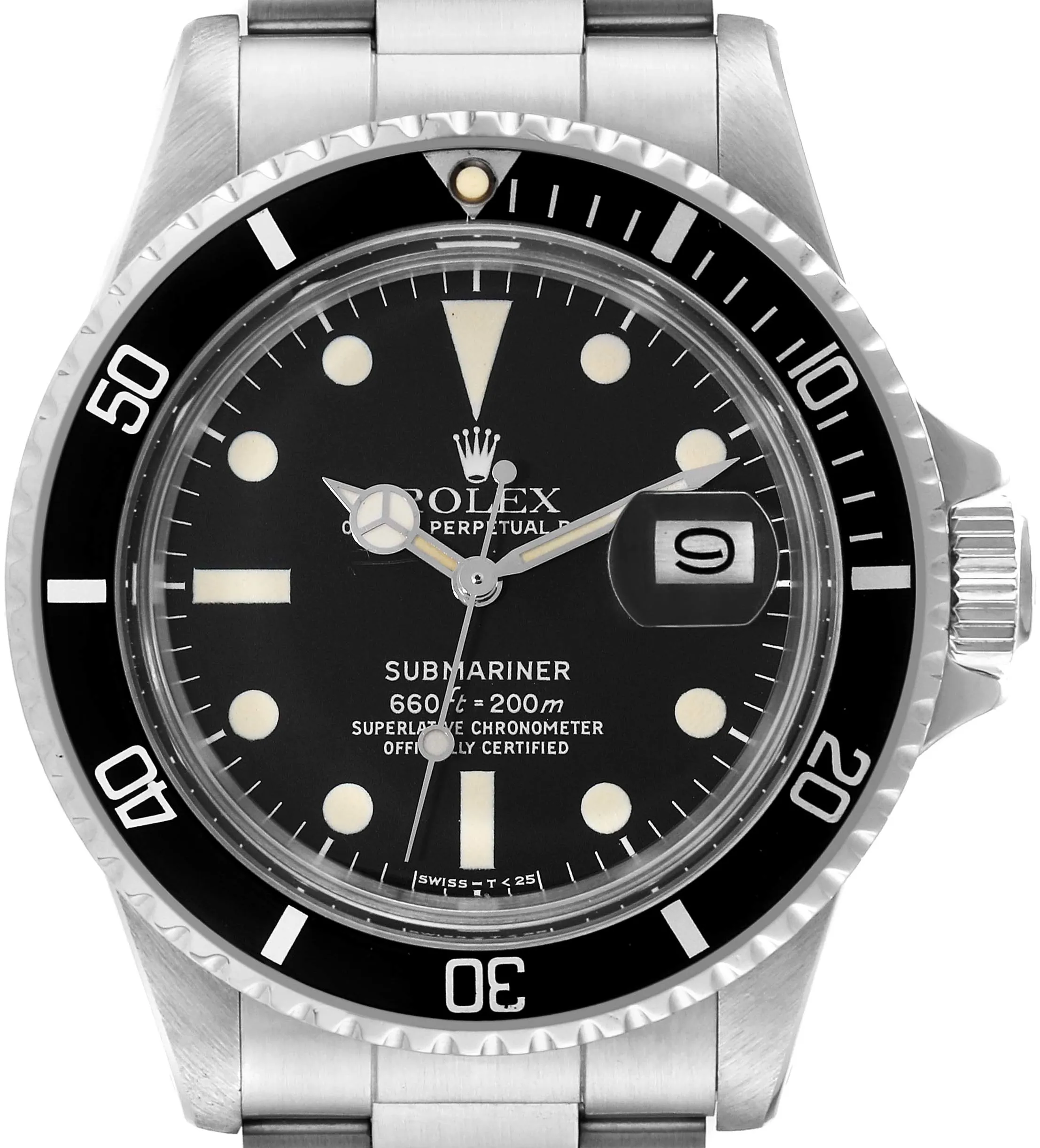 Rolex Submariner 1680 40mm Stainless steel Black