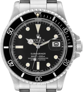 Rolex Submariner 1680 Stainless steel Black