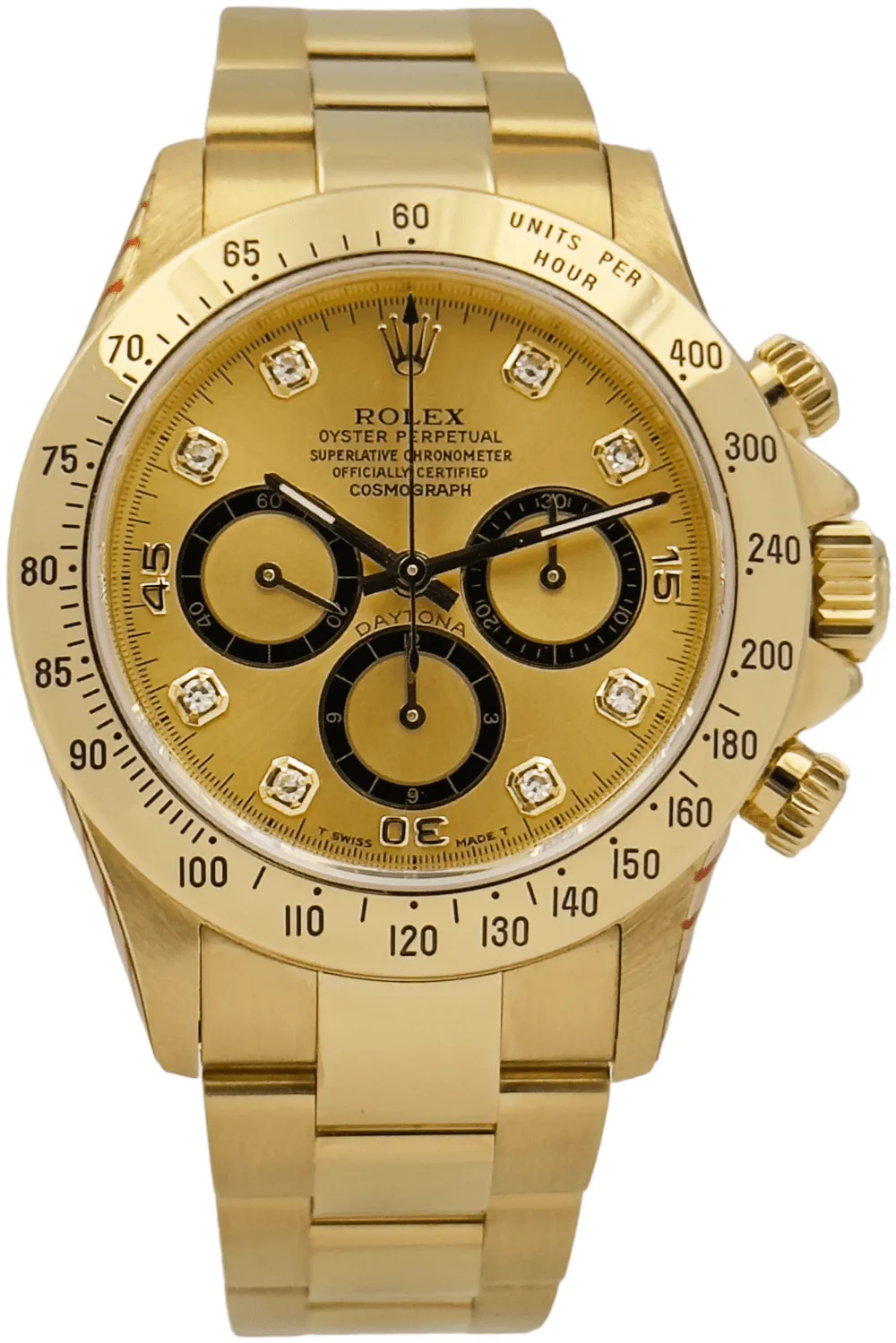 Zenith Daytona 16528 40mm 18k yellow gold Diamonds