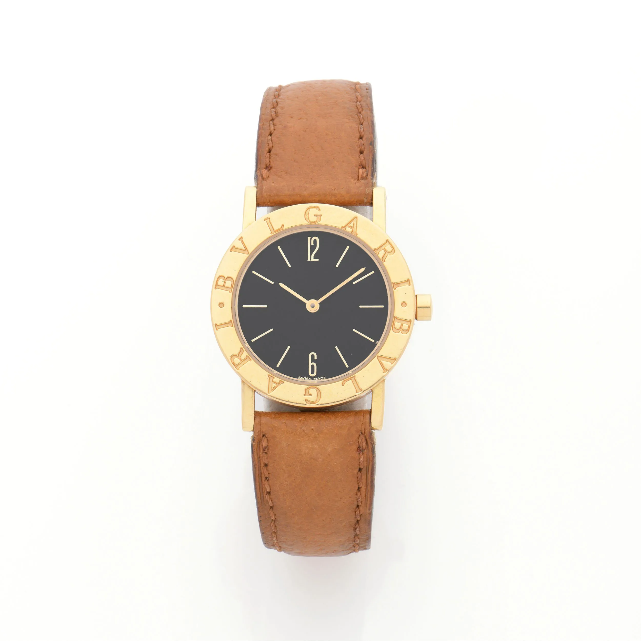 Bulgari Bulgari BB30GL 30mm Yellow gold Black