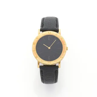 Bulgari Diagono A5004 Yellow gold Black