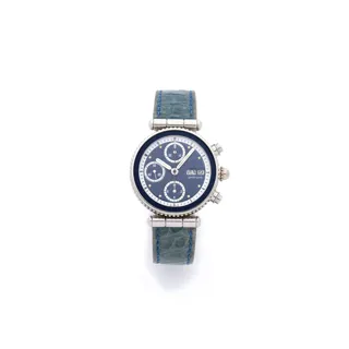 Gérald Genta Gefica G.3484.7 Stainless steel Blue