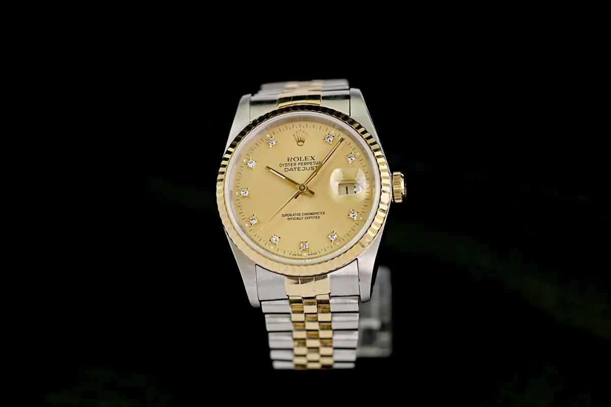 Rolex Datejust 36 16233 36mm Yellow gold •