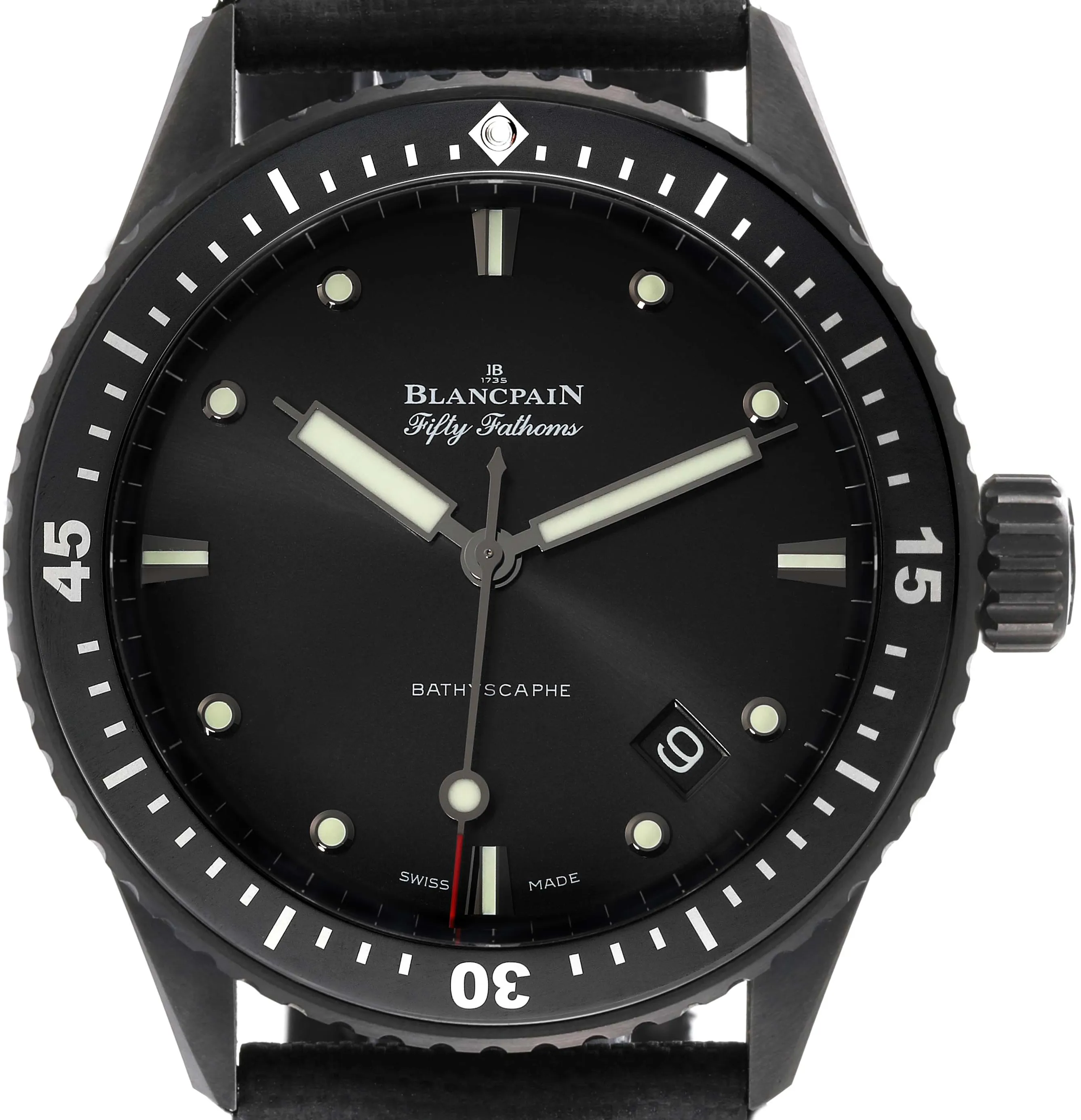 Blancpain Fifty Fathoms 5000-0130-B52A 43.6mm Ceramic Black