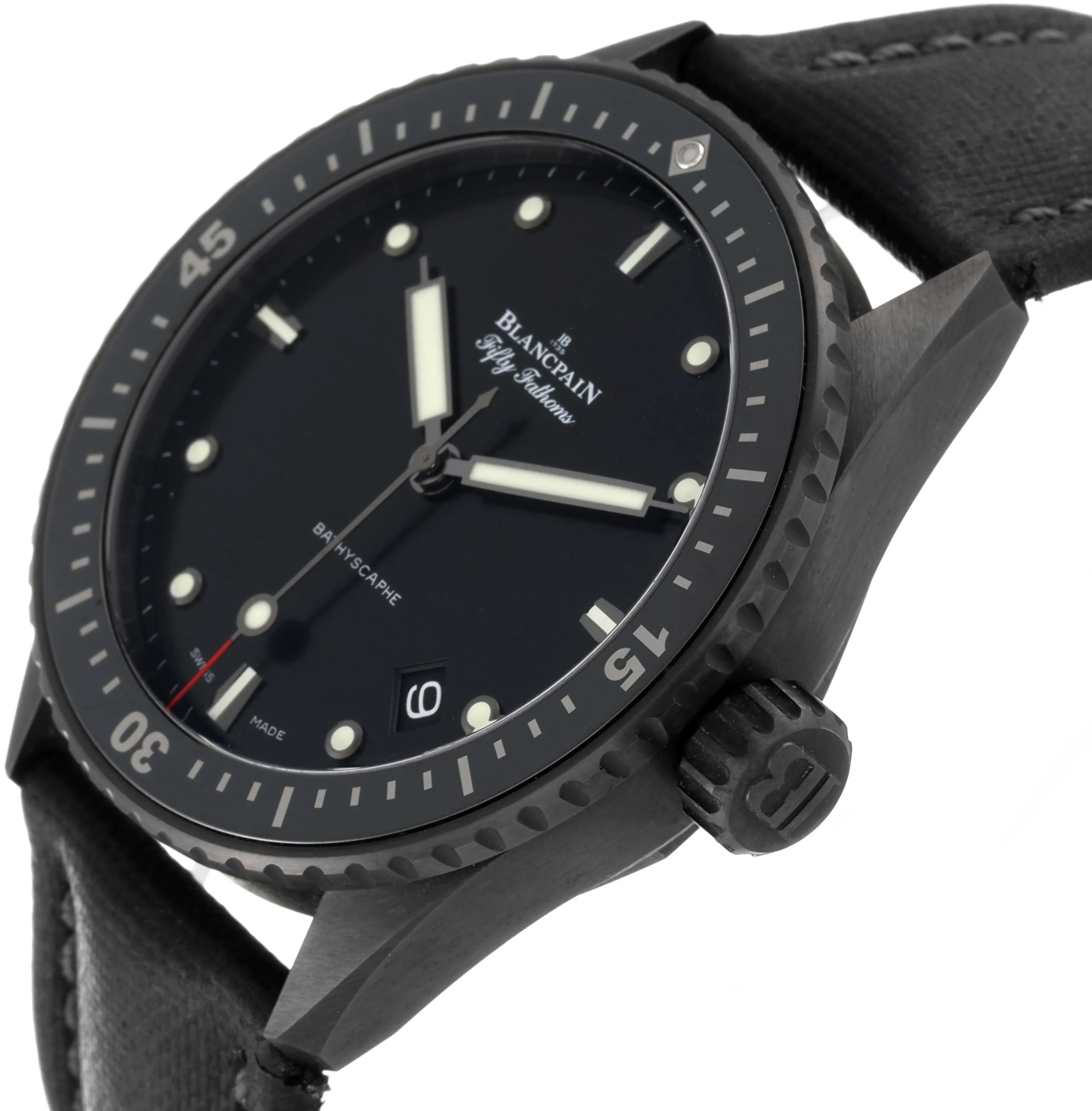 Blancpain Fifty Fathoms 5000-0130-B52A 43.6mm Ceramic Black 4