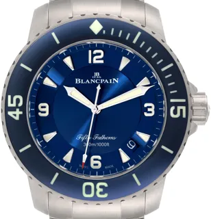 Blancpain Fifty Fathoms 5015-12B40-052A Titanium Blue