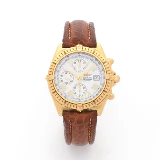 Breitling Crosswind K13055 Yellow gold White