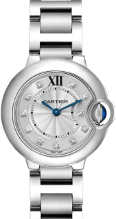 Cartier Ballon Bleu 28mm WE902073 Stainless steel Silver