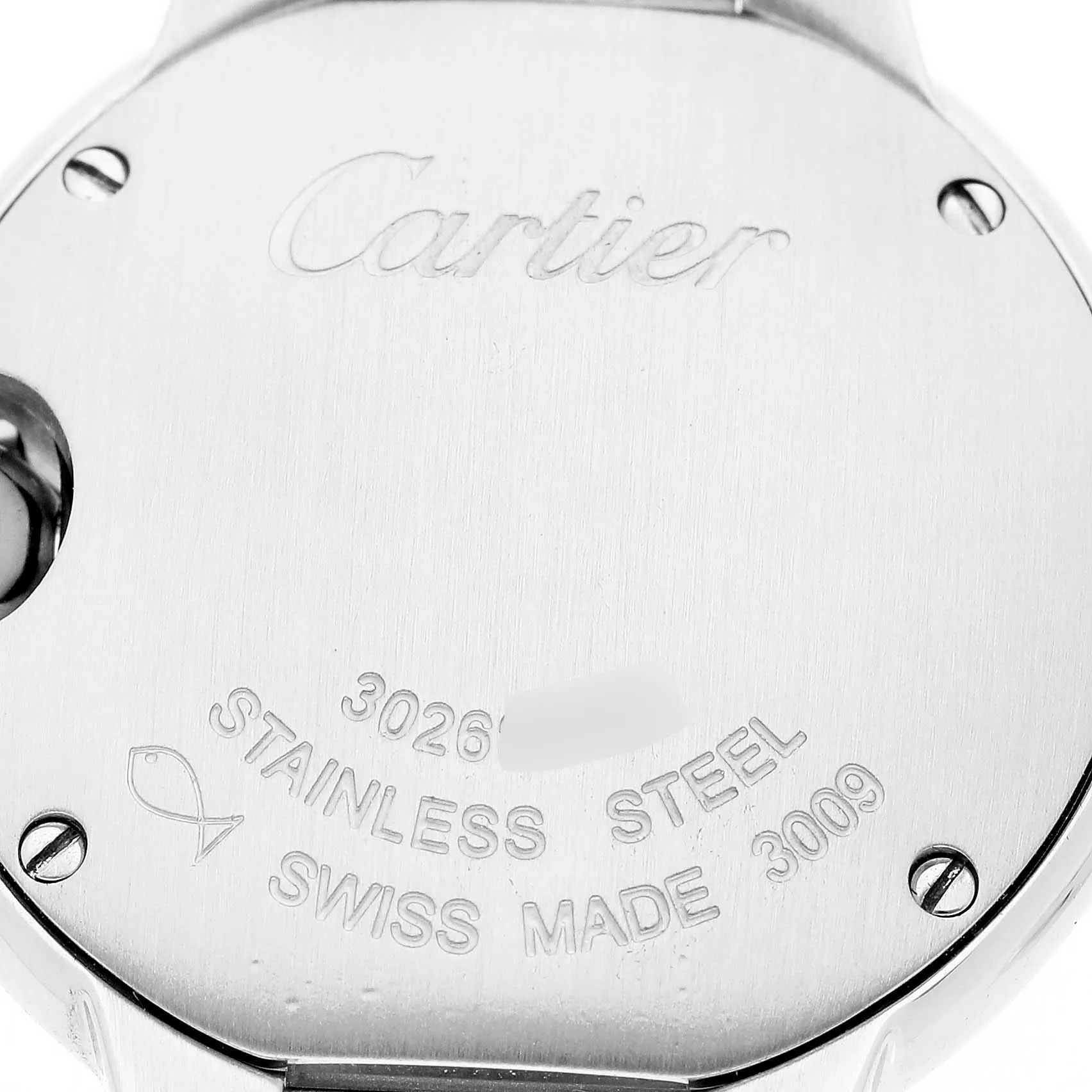 Cartier Ballon Bleu 28mm WE902073 29mm Stainless steel Silvered guilloche 5