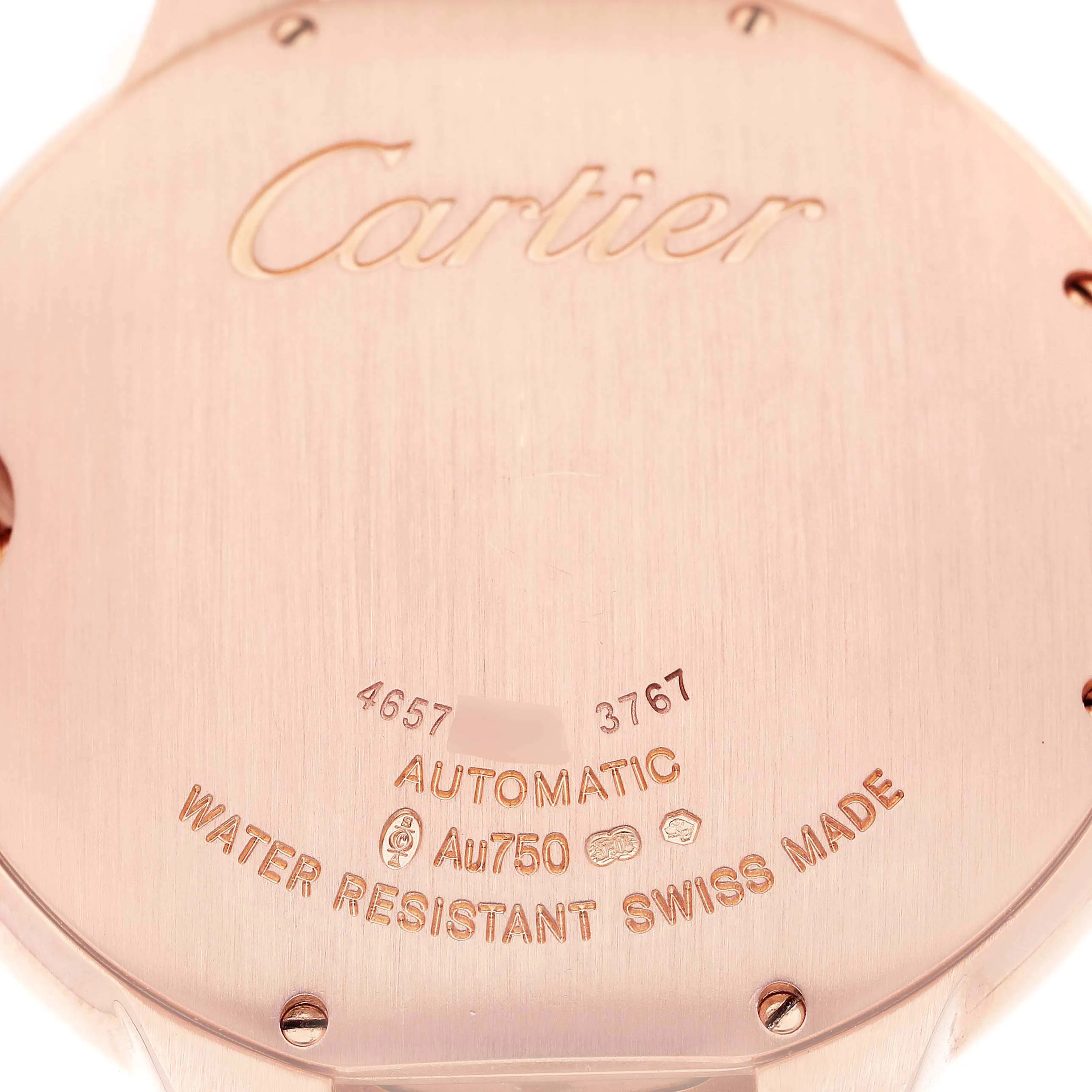 Cartier Ballon Bleu 42mm W69006Z2 42mm Rose gold Silver Guilloche 5