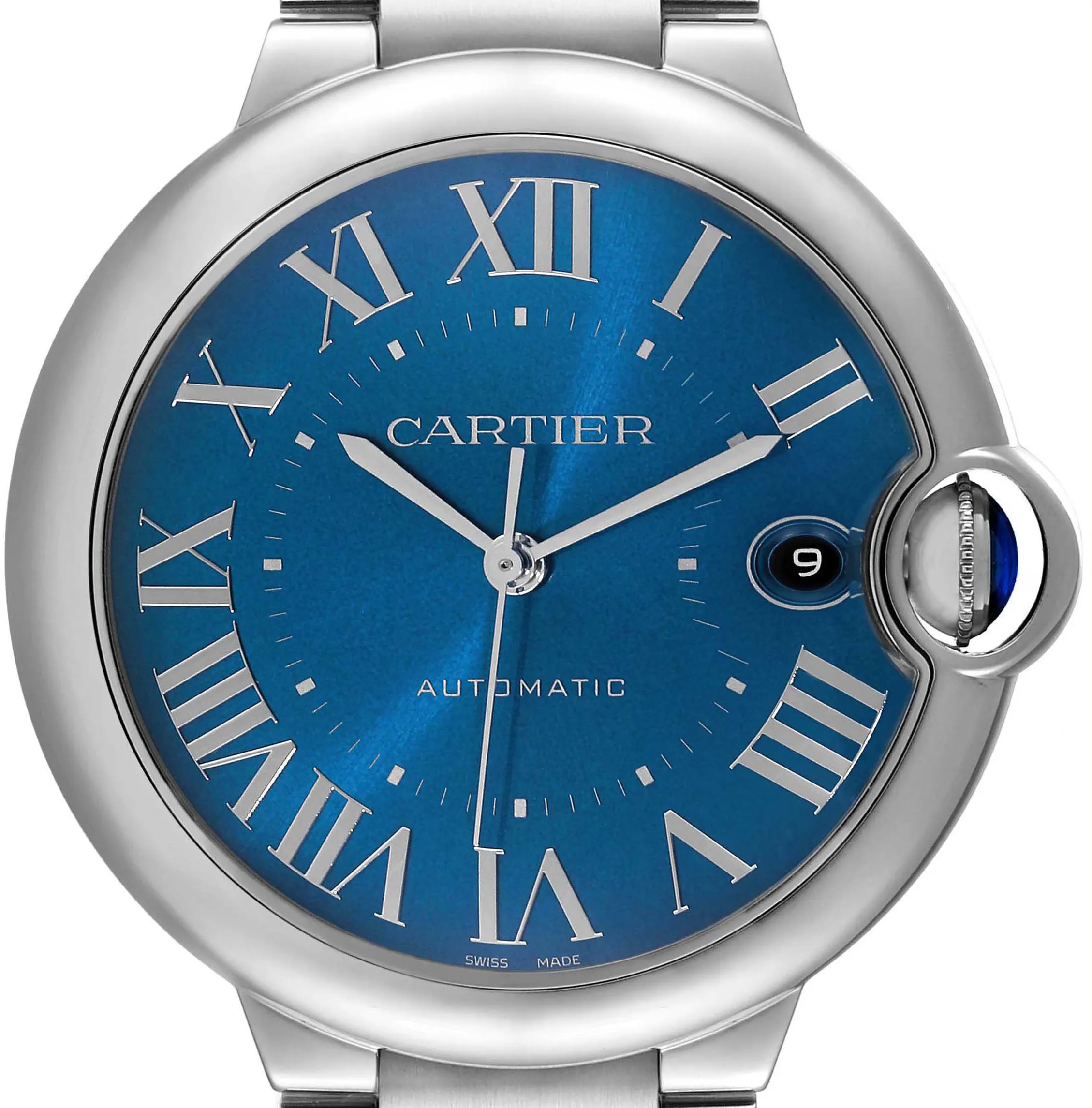 Cartier Ballon Bleu de Cartier WSBB0061 40mm Stainless steel Blue sunray