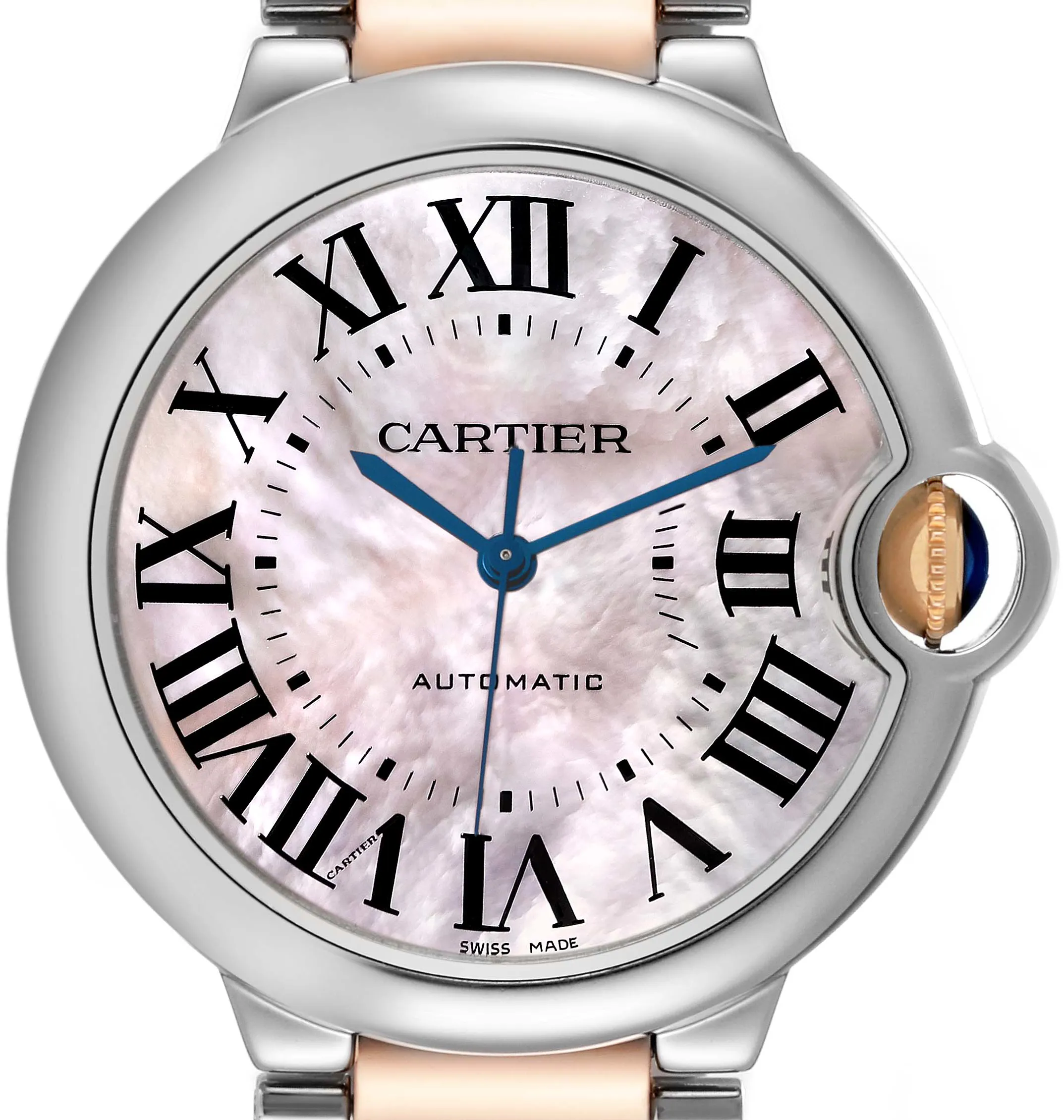 Cartier Ballon Bleu W6920033 36mm Stainless steel Pink