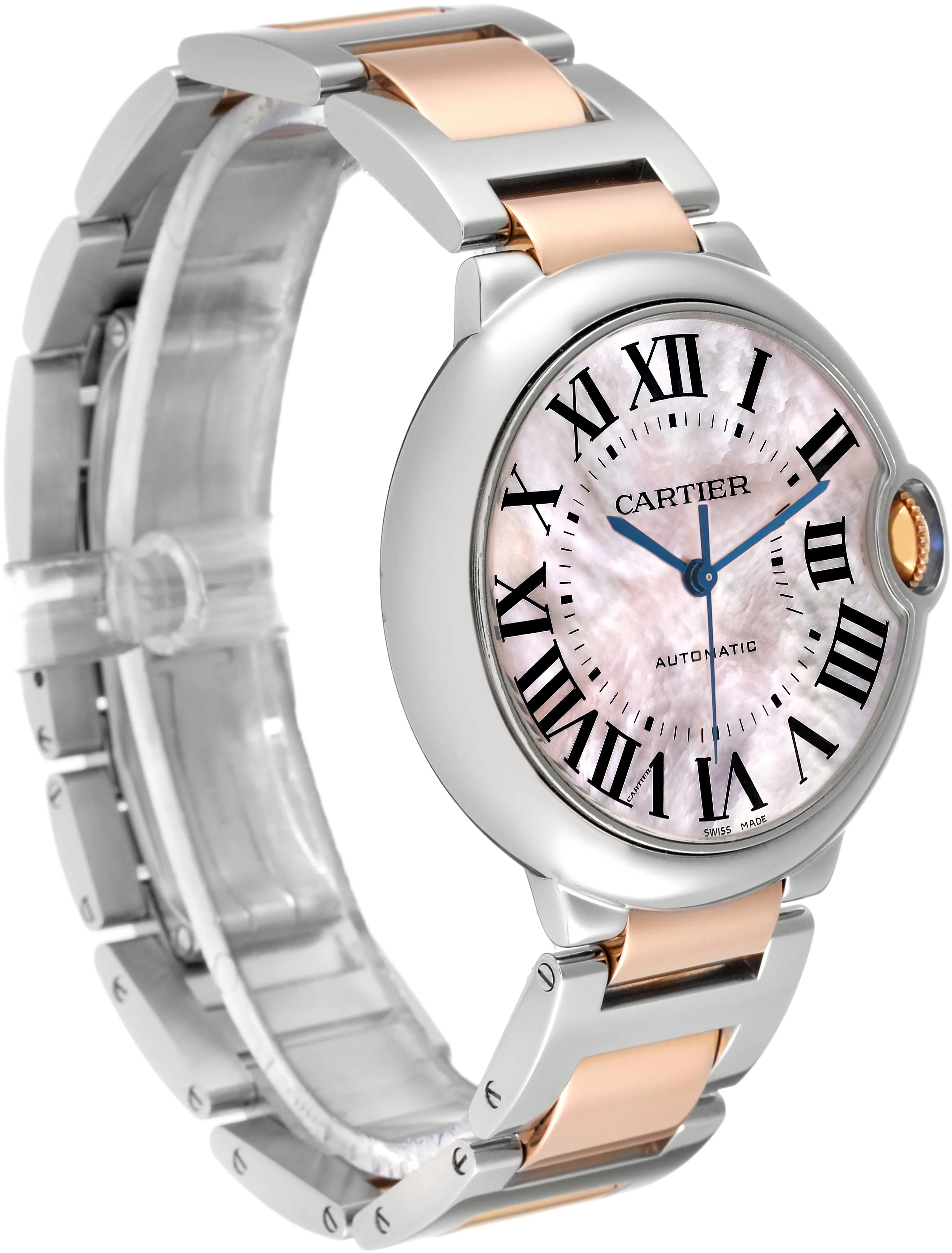 Cartier Ballon Bleu W6920033 36mm Stainless steel Pink 2