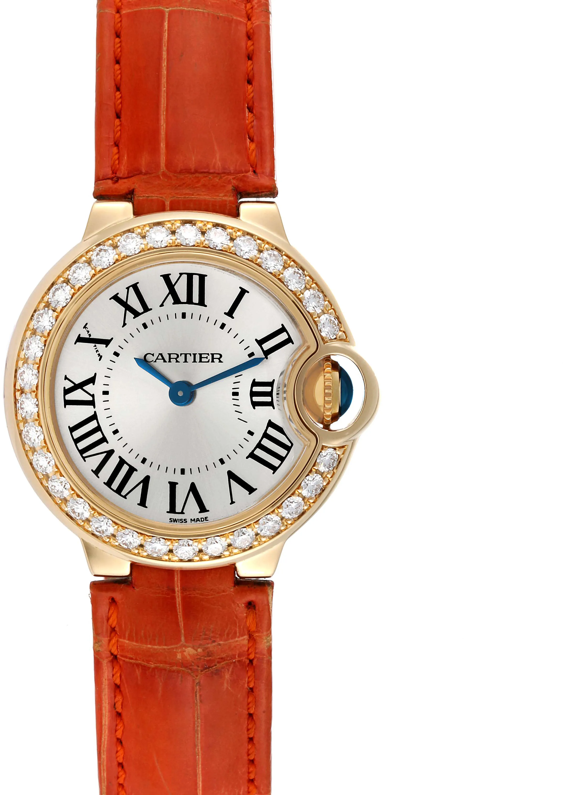 Cartier Ballon Bleu WE900151 28mm Yellow gold and 18k yellow gold Silver