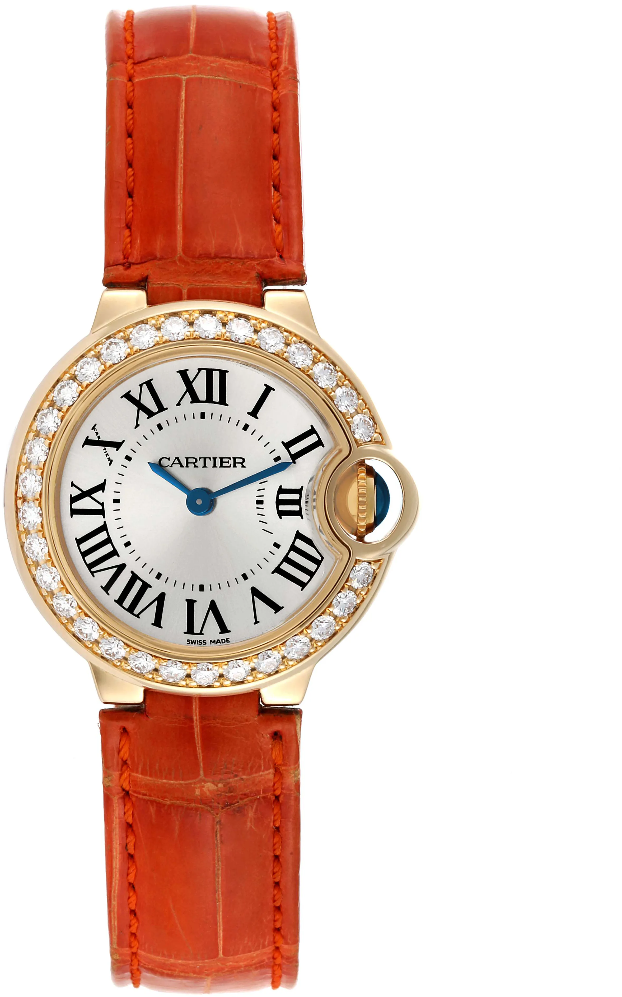 Cartier Ballon Bleu WE900151 28mm Yellow gold and 18k yellow gold Silver 1