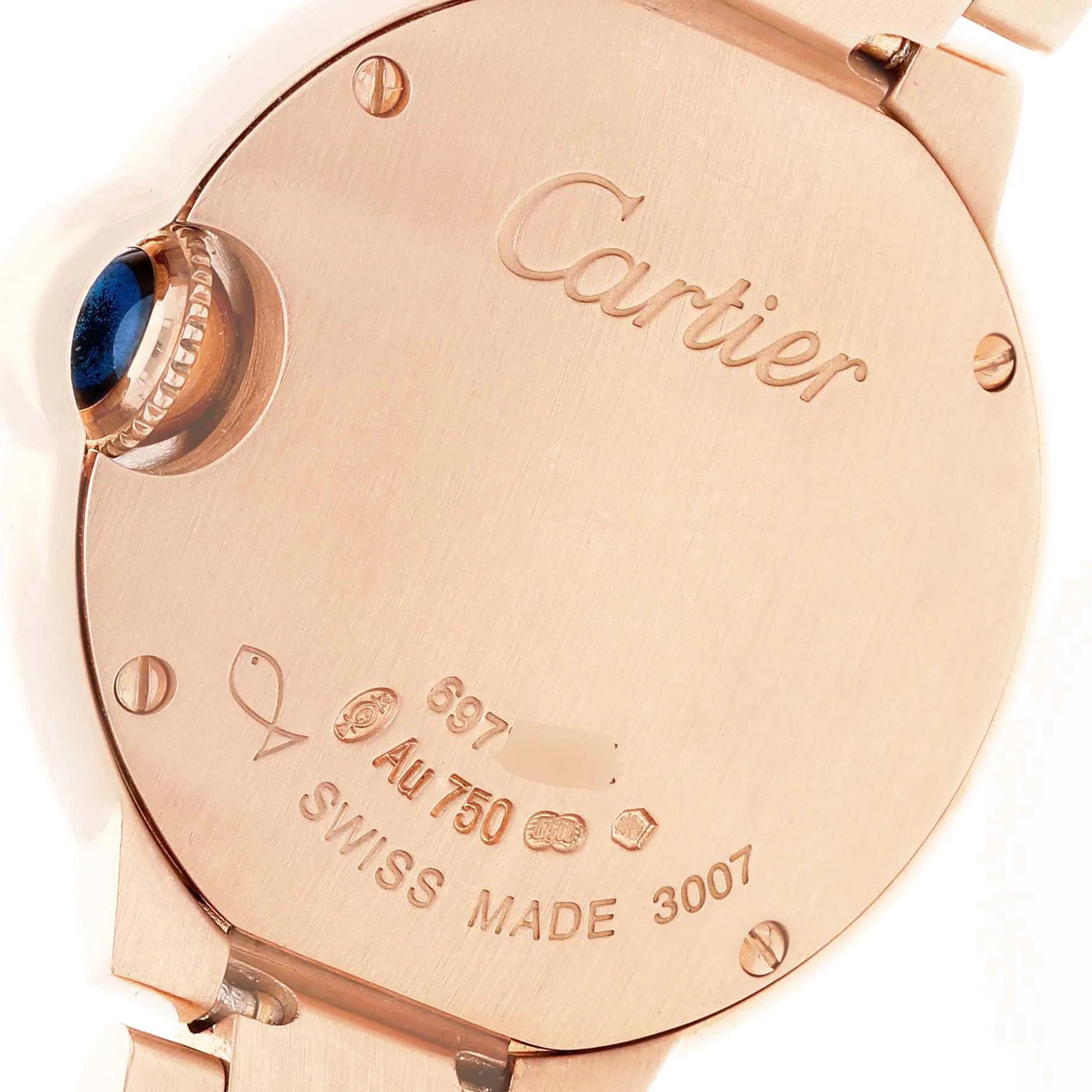 Cartier Ballon Bleu WE902025 28mm Rose gold Silver 5