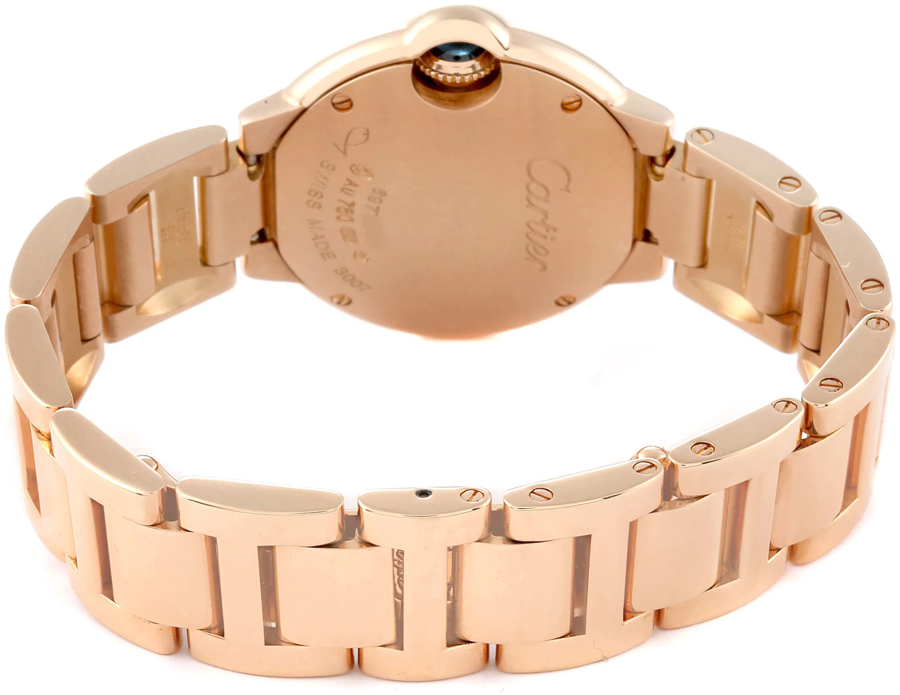 Cartier Ballon Bleu WE902025 28mm Rose gold Silver 6