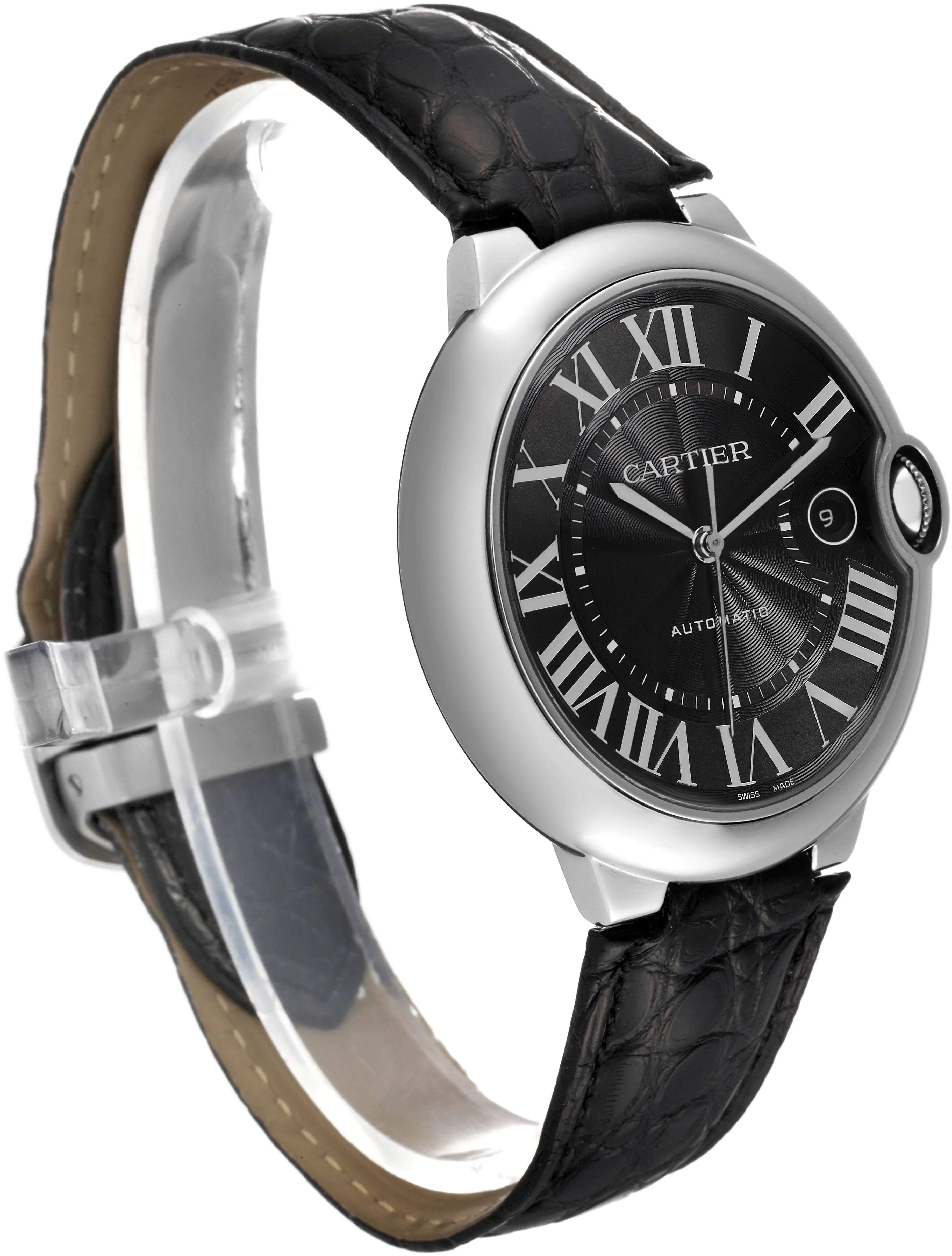 Cartier Ballon Bleu WSBB0003 42mm Stainless steel Black 2