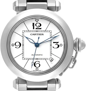 Cartier Pasha C W31074M7 Stainless steel White