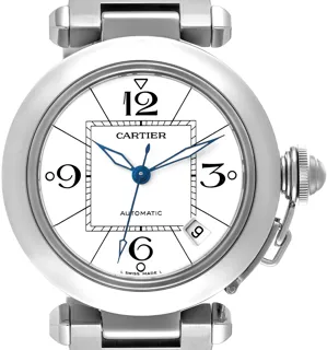 Cartier Pasha C W31074M7 Stainless steel White