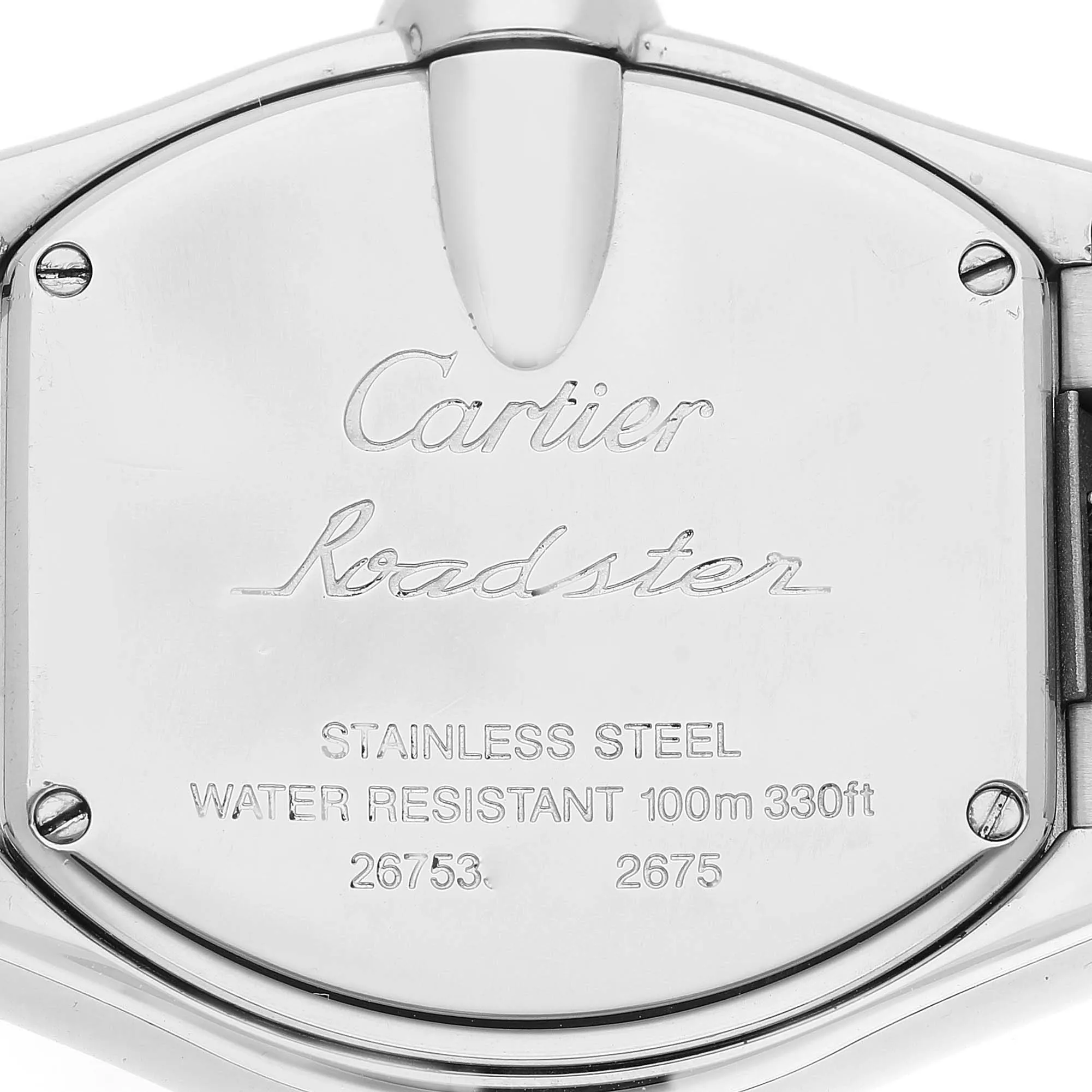 Cartier Roadster W62016V3 36mm Stainless steel Silver sunray effect 5